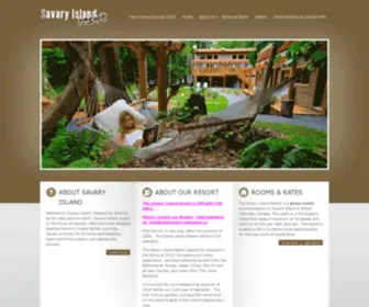 Savaryislandresort.ca(Savary Island Resort) Screenshot