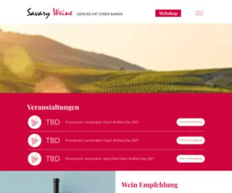 Savaryweine.ch(Degustationen & Kurse) Screenshot