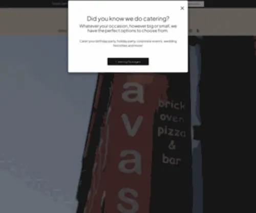 Savaspizza.com(Savas Brick Oven Pizza) Screenshot