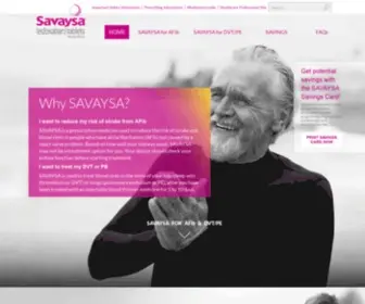 Savaysa.com(Patient Site) Screenshot