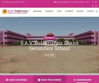 SavBalakrishnacbse.com(S.A.V Balakrishna) Screenshot