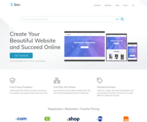 Sav.com(Southern Company) Screenshot