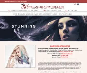 SavCusa.com(Santa Ana Beauty College) Screenshot