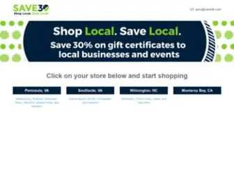 Save30.com(Create an Ecommerce Website and Sell Online) Screenshot