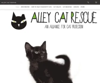 Saveacat.org(ALLEY CAT RESCUE) Screenshot