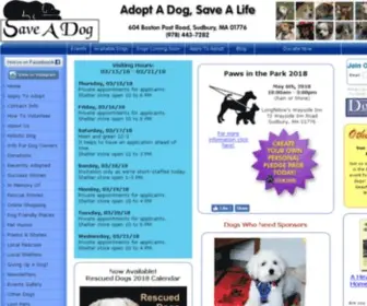 Saveadog.org(Save A Dog) Screenshot