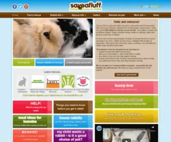 Saveafluff.co.uk(Save a Fluff) Screenshot