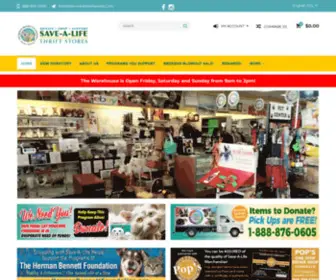 Savealifethriftstores.com(The Save) Screenshot