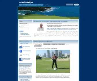 Saveamillionshots.com(Golf Videos) Screenshot