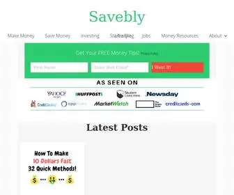 Savebly.com(Take Control of Your Money) Screenshot