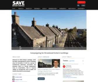 Savebritainsheritage.org(SAVE Britain's Heritage) Screenshot