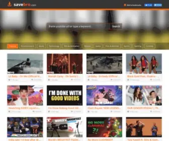 Savebro.com(Online Youtube downloader) Screenshot