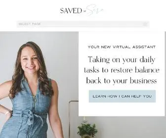 Savedbysara.com(Saved By Sara) Screenshot