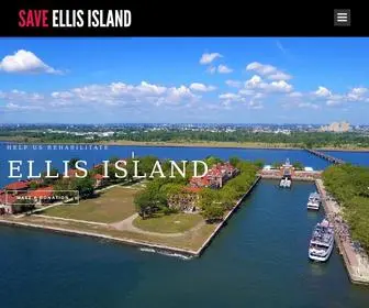 Saveellisisland.org(Save Ellis Island's mission) Screenshot