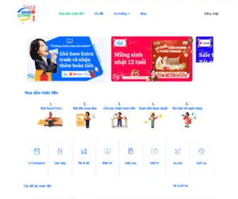 Saveextra.com.vn(Mua sắm hoàn tiền) Screenshot