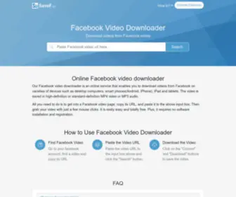 Savef.cc(Facebook Video Downloader) Screenshot