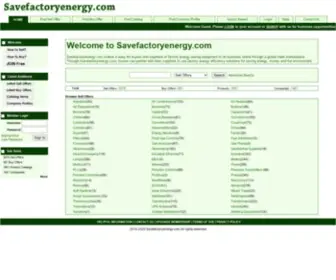 Savefactoryenergy.com(Save Factory Energy) Screenshot