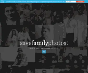 Savefamilyphotos.com(Save Family Photos Main Page) Screenshot