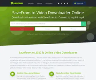 Savefrom.to(SaveFrom video downloader online) Screenshot