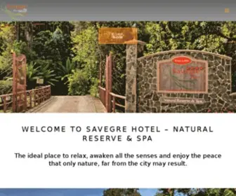 Savegre.com(Hotel Savegre) Screenshot