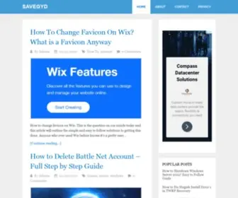 Savegyd.com(SaveGyd is one of the popular blog) Screenshot