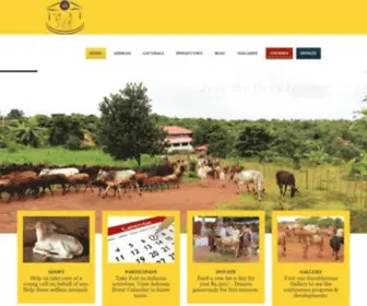 Saveindiancows.org(Surabhivana Gaushala) Screenshot