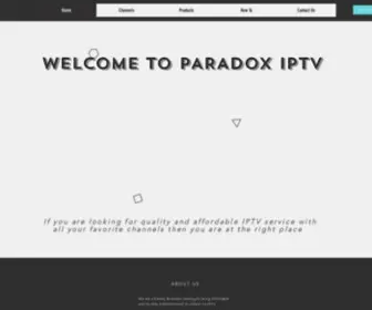 Saveiptv.com(Paradox IPTV) Screenshot