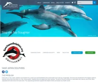 Savejapandolphins.org(Campaigns) Screenshot