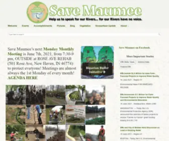 Savemaumee.org(Save Maumee) Screenshot