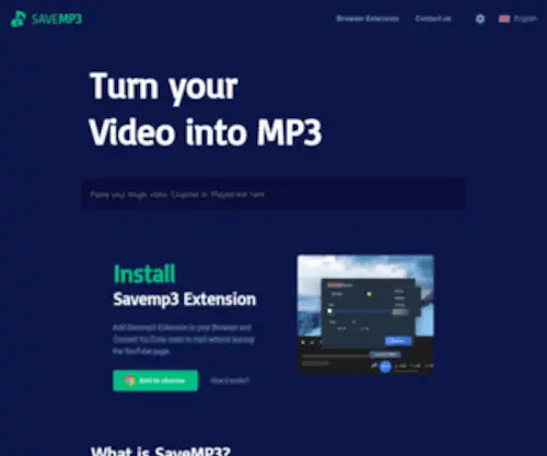 SaveMP3.net(The best YouTube mp3 downloader with zero ads) Screenshot