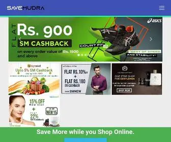 Savemudra.com(Best Cashback Website) Screenshot