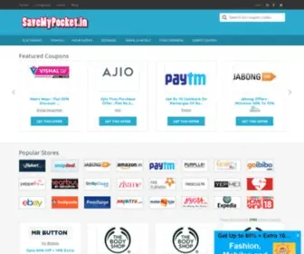 Savemypocket.in(Find Exclusive Coupons for Brands in India) Screenshot