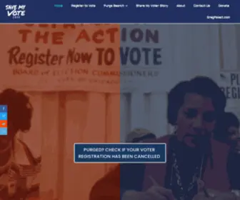 Savemyvote2020.org(Save My Vote 2020) Screenshot