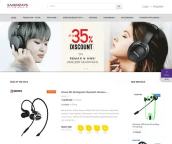 Savendays.com(Largest Online Shopping in Bangladesh for Mobiles Gadgets & Premium Home Electronics) Screenshot