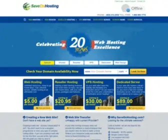 Saveonhosting.com(Save On Hosting) Screenshot