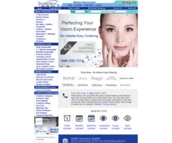 Saveonlens.com(Buy Contact Lenses Online) Screenshot