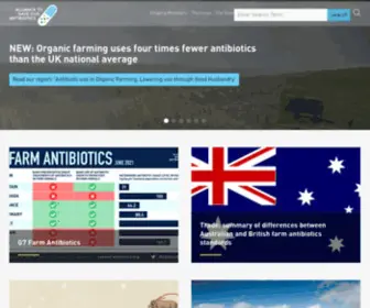 Saveourantibiotics.org(The Alliance to Save our Antibiotics) Screenshot