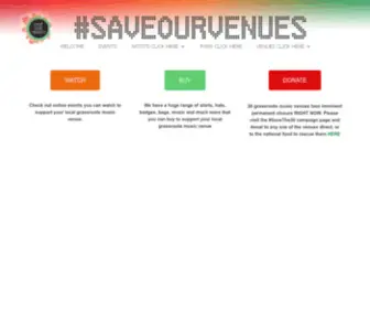 Saveourvenues.co.uk(#saveourvenues) Screenshot