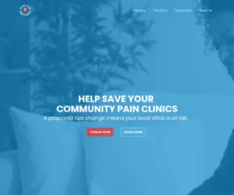 Savepainclinics.ca(Save Pain Clinics) Screenshot