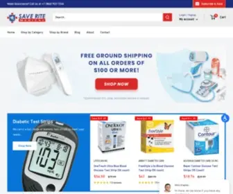 Saveritemedical.com(Medical Supply Store) Screenshot