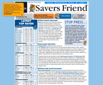 Saversfriend.co.uk(Savers Friend) Screenshot