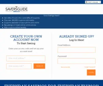 Saversguide.com(SaversGuide Trial Instance) Screenshot