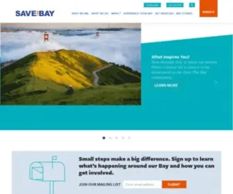 Savesfbay.org(Save The Bay) Screenshot