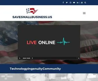 Savesmallbusiness.us(Our mission) Screenshot