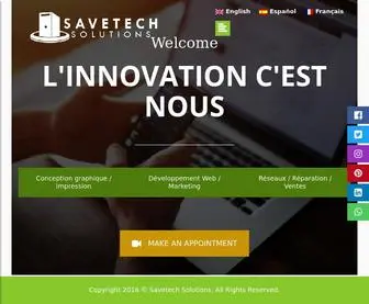 Savetechsolutions.com(Savetech Solutions) Screenshot