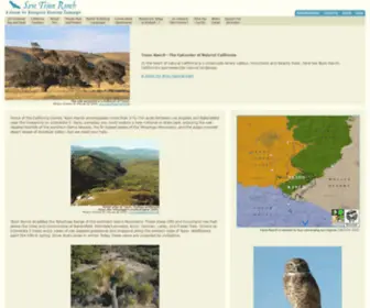 Savetejonranch.org(Save Tejon Ranch) Screenshot