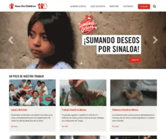 Savethechildren.mx(Save the Children México) Screenshot