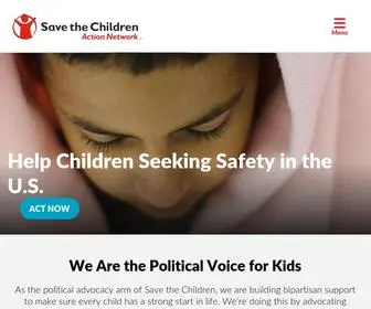 Savethechildrenactionnetwork.org(Save the Children Action Network) Screenshot