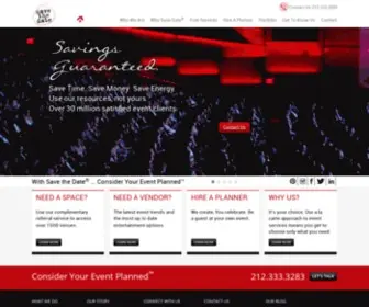 Savethedate.com(The premier event planning company in New York City is Save the Date®) Screenshot