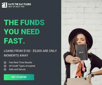 Savethedayfunds.com(As Heard on the Radio) Screenshot